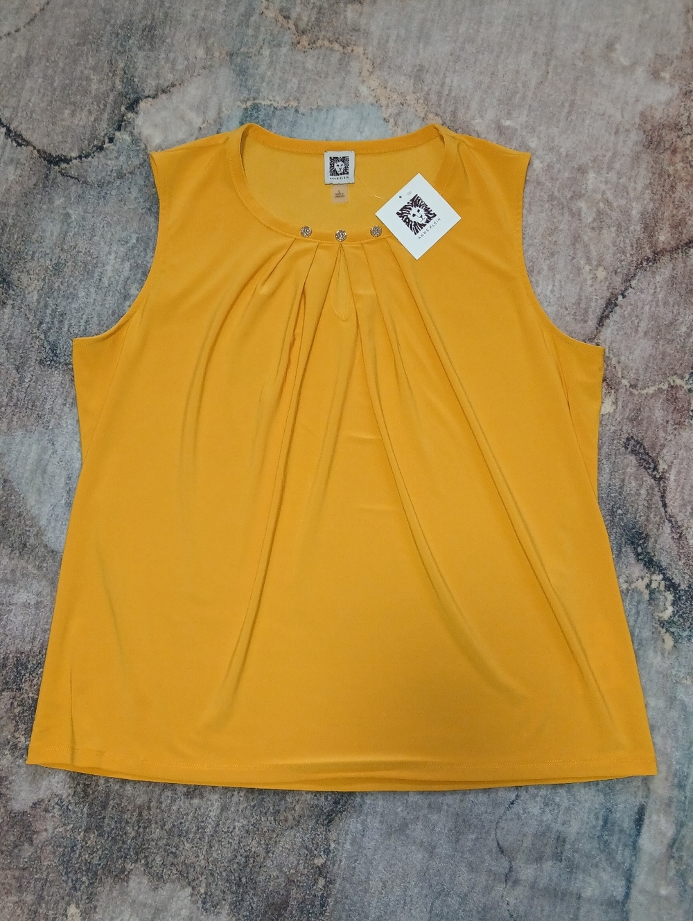 Women's Anne Klein Yellow Top